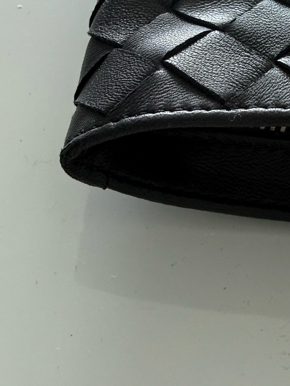 Bottega Veneta Black Intrecciato Knot Pouch bag_authentic - Picture 6 of 9